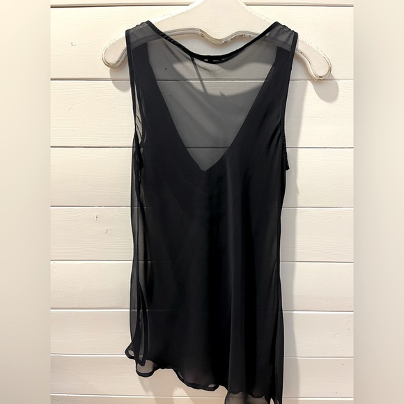 TRICOTTO Black Beaded Asymmetrical Tunic (M) - Picture 6 of 9